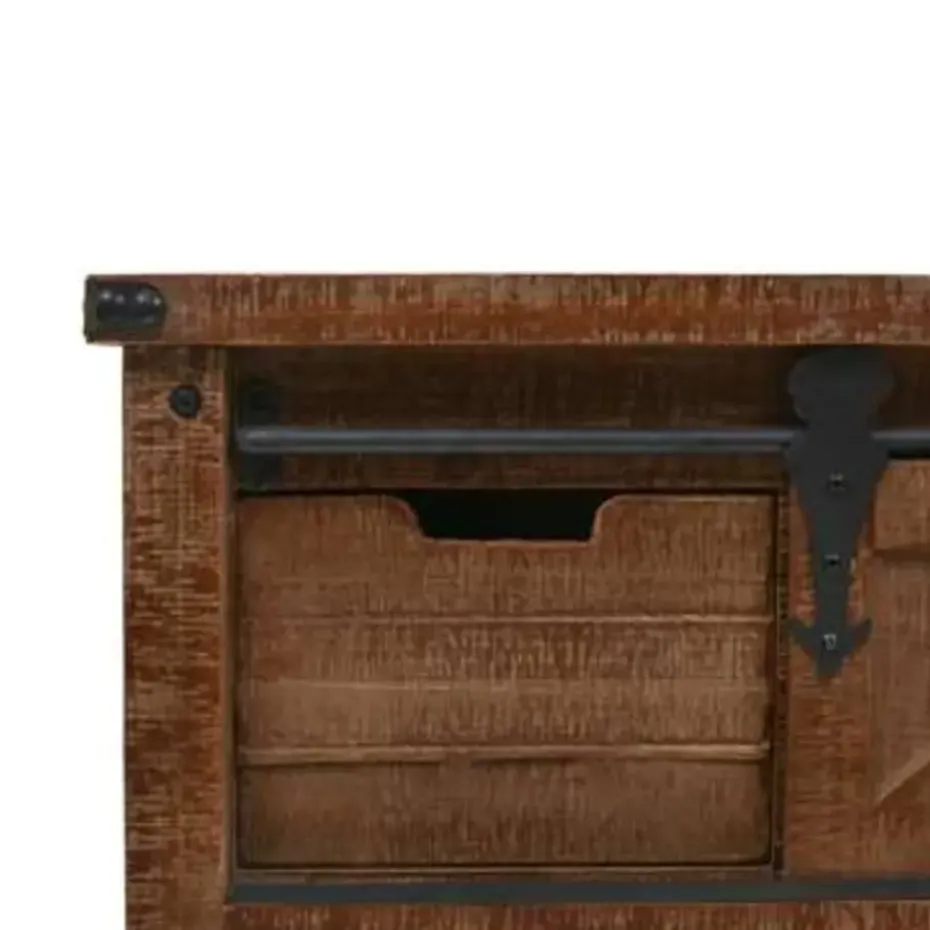 vidaXL - Consoletafel - Bruin - Hout