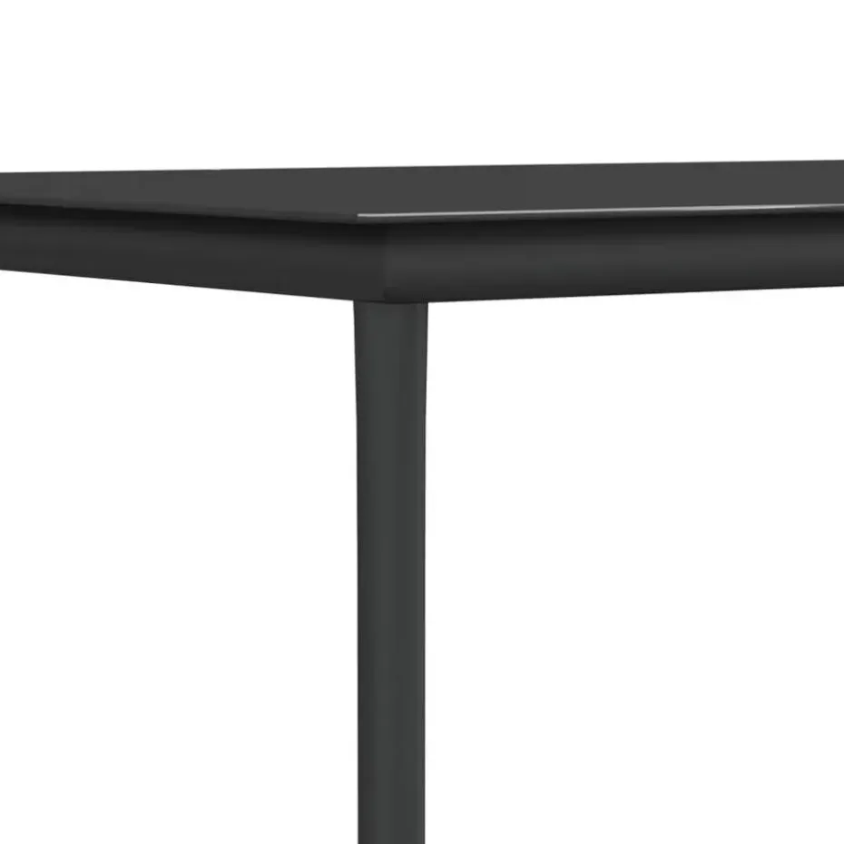 vidaXL - 5-delige Tuinset 4 fauteuils - Zwart - Textileen - 160x80 cm