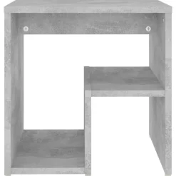 vidaXL - Design-Nachtkastjes - Betongrijs - Hout - 40x30x40 cm - Set van 2