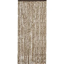 vidaXL - Deurgordijn - Beige - Polypropyleen - 90 x 220 cm