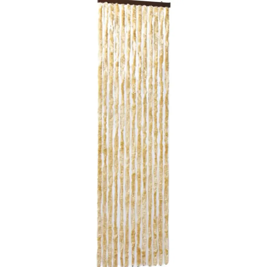 vidaXL - Deurgordijn - Beige - Polypropyleen - 90 x 200 cm