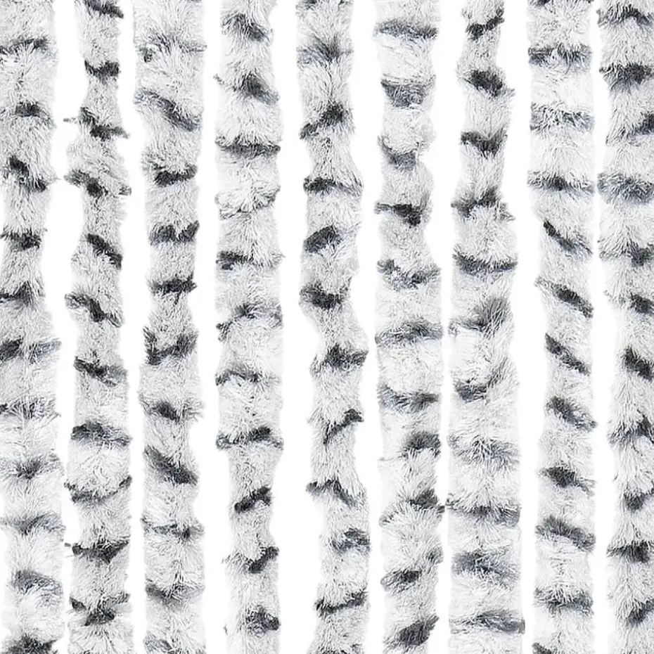 vidaXL - Deurgordijn - Grijs - Polypropyleen - 100 x 220 cm
