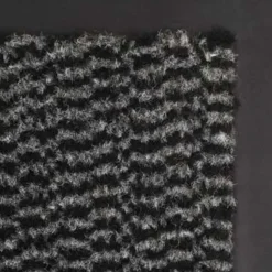 vidaXL - Deurmat - Antraciet - Stof - 90 x 150 cm