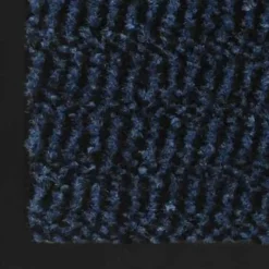 vidaXL - Deurmat - Blauw - Stof - 60 x 90 cm