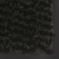vidaXL - Deurmat - Zwart - Stof - 40 x 60 cm