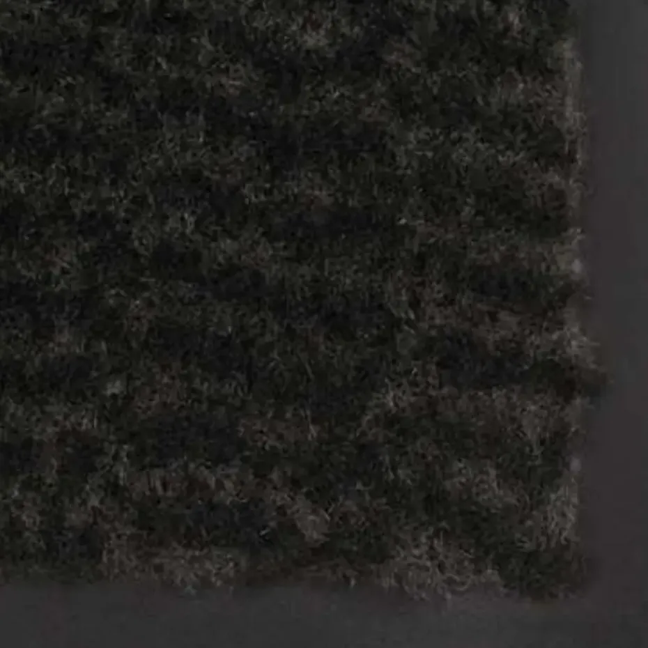 vidaXL - Deurmat - Zwart - Stof - 40 x 60 cm