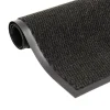 vidaXL - Deurmat - Zwart - Stof - 120 x 180 cm