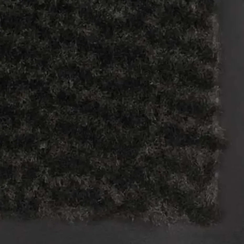vidaXL - Deurmat - Zwart - Stof - 120 x 180 cm - 2 stuks