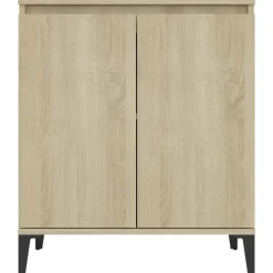 vidaXL - Dressoir - Bruin - Bewerkt hout