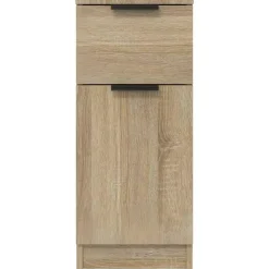 vidaXL - Dressoir - Bruin - Bewerkt hout - 2 stuks