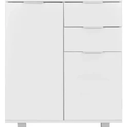 vidaXL - Dressoir - Wit - Bewerkt hout