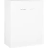vidaXL - Dressoir - Wit - Bewerkt hout