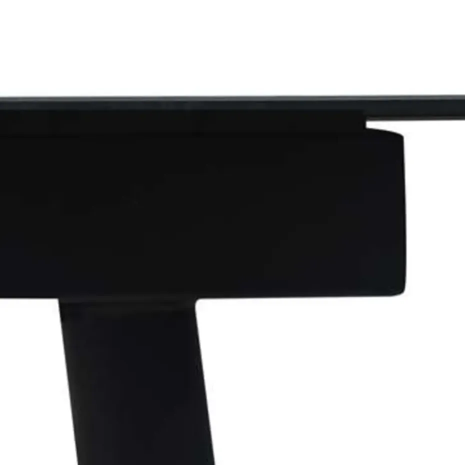 vidaXL - Eetset - Zwart - Staal