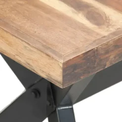 vidaXL - Eettafel - Bruin - Hout - 160 x 80 x 75 cm