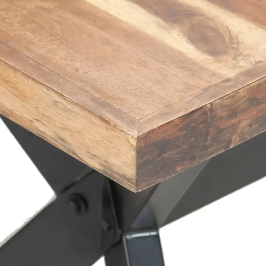 vidaXL - Eettafel - Bruin - Hout - 160 x 80 x 75 cm