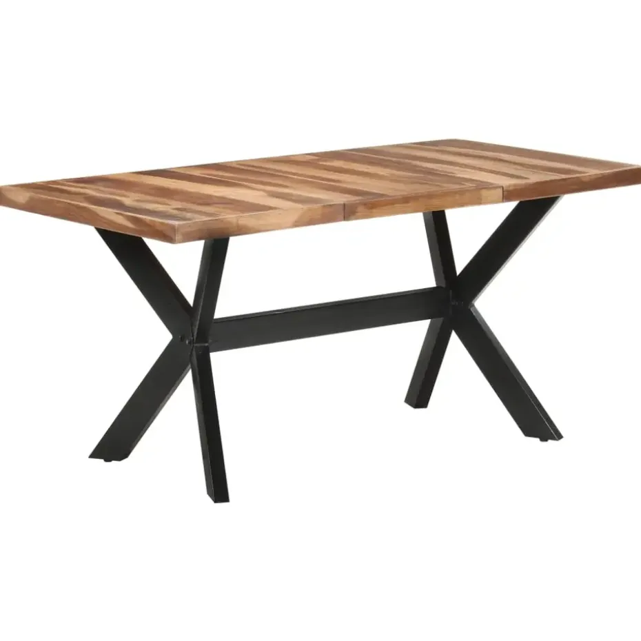 vidaXL - Eettafel - Bruin - Hout - 160 x 80 x 75 cm