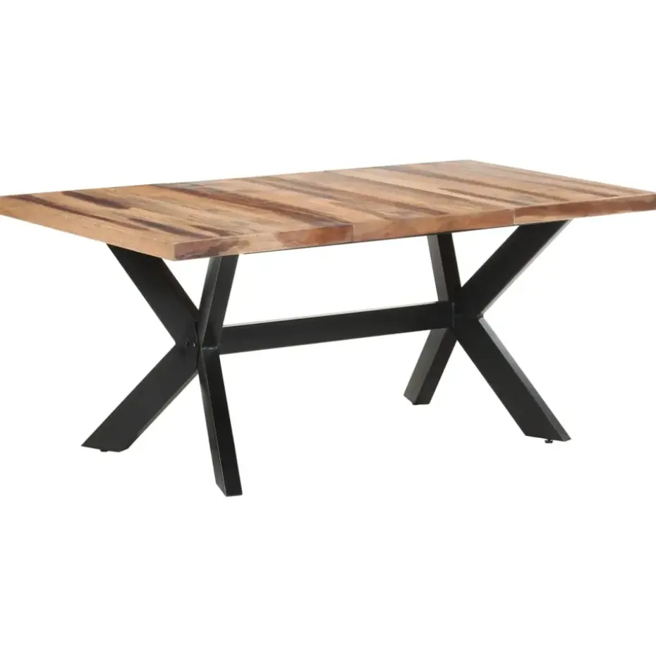 vidaXL - Eettafel - Bruin - Hout - 180 x 90 x 75 cm