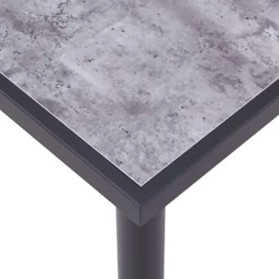 vidaXL - Eettafel - Zwart - MDF - 180 x 90 x 75 cm