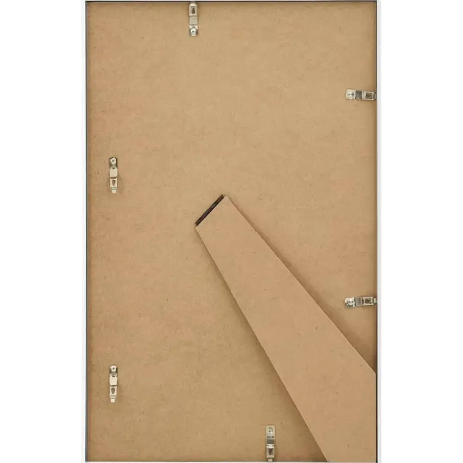 vidaXL - Fotolijst - Wit - MDF - 13 x 18 cm - 3 stuks