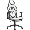 vidaXL - Gamingstoel - Wit - Kunstleer
