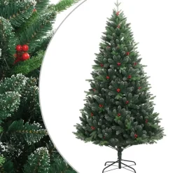 vidaXL - Gescharnierde Kunstkerstboom - Groen - 150 cm