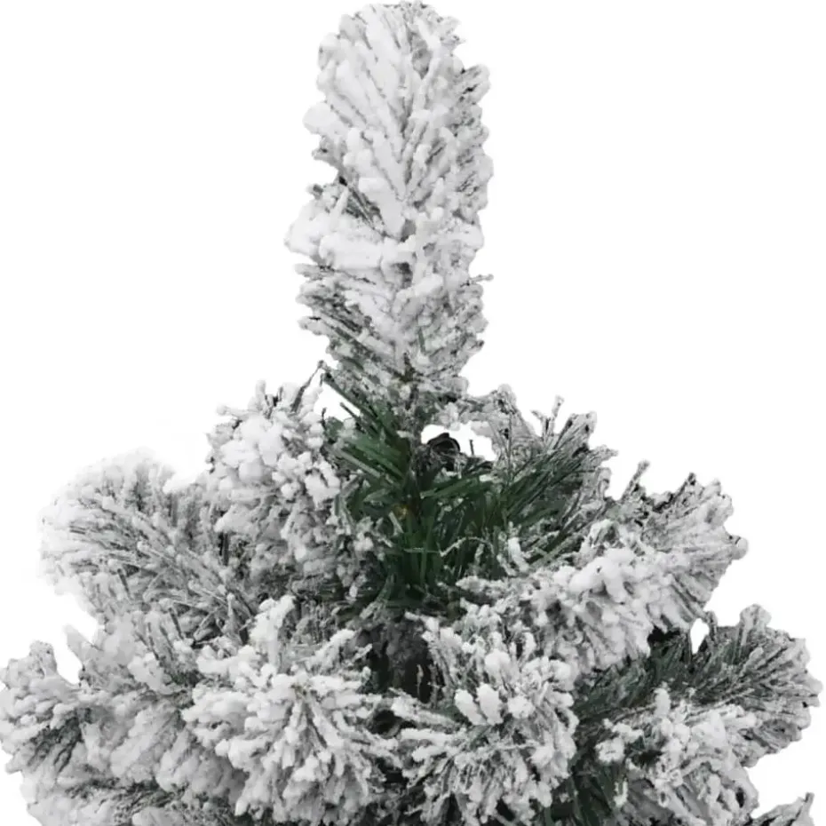 vidaXL - Gescharnierde Kunstkerstboom - Wit - 120 cm