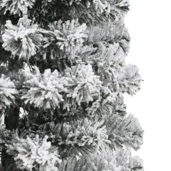 vidaXL - Gescharnierde Kunstkerstboom - Wit - 120 cm