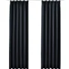 vidaXL - Gordijn - Antraciet - Stof - 140 x 175 cm