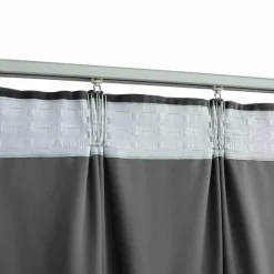 vidaXL - Gordijn - Antraciet - Fluweel - 140 x 175 cm - 2 stuks