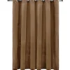 vidaXL - Gordijn - Beige - Fluweel