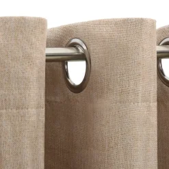 vidaXL - Gordijn - Beige - Stof - 290 x 245 cm