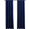 vidaXL - Gordijn - Blauw - Fluweel - 140 x 225 cm - 2 stuks