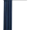 vidaXL - Gordijn - Blauw - Stof