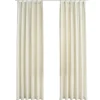 vidaXL - Gordijn - Crème - Fluweel - 140 x 245 cm - 2 stuks