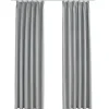vidaXL - Gordijn - Grijs - Stof - 140 x 175 cm - 2 stuks