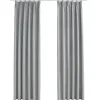 vidaXL - Gordijn - Grijs - Stof - 140 x 245 cm - 2 stuks