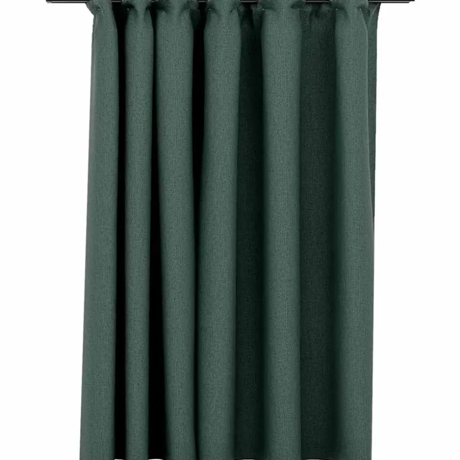 vidaXL - Gordijn - Groen - Stof