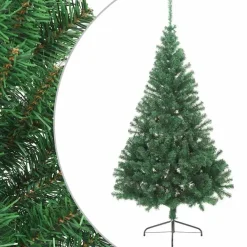 vidaXL - Halve Kerstboom - Groen - 210 x 120 cm