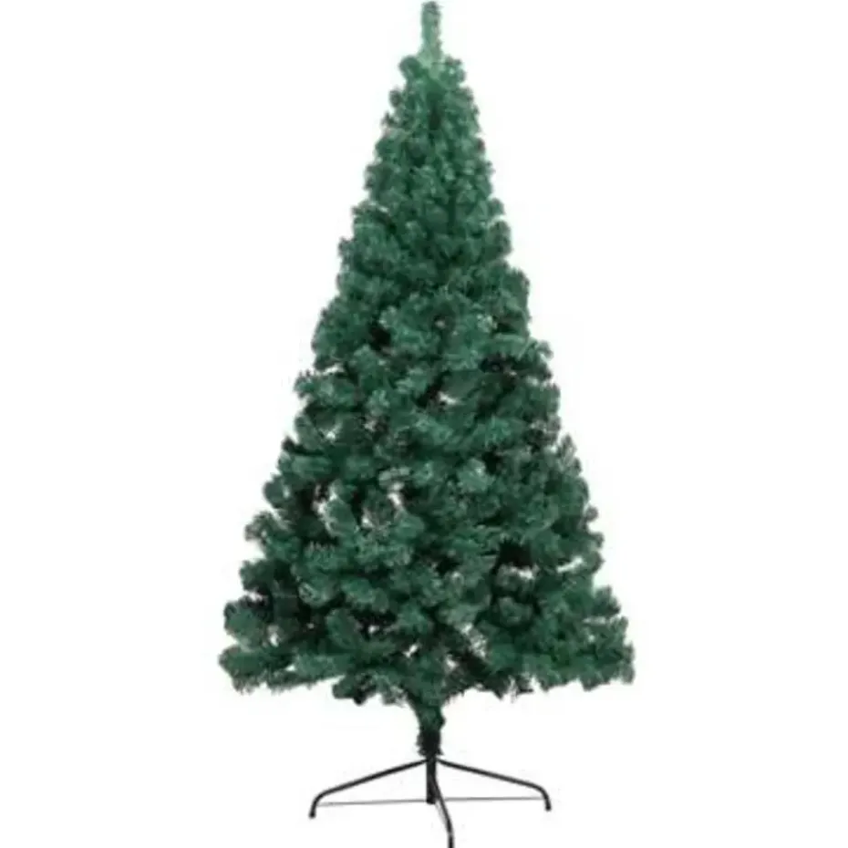 vidaXL - Halve Kerstboom - Groen - 210 x 120 cm