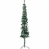 vidaXL - Halve Kunstkerstboom - Groen - 180 cm