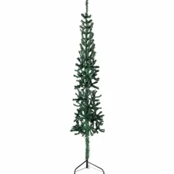 vidaXL - Halve Kunstkerstboom - Groen - 180 cm