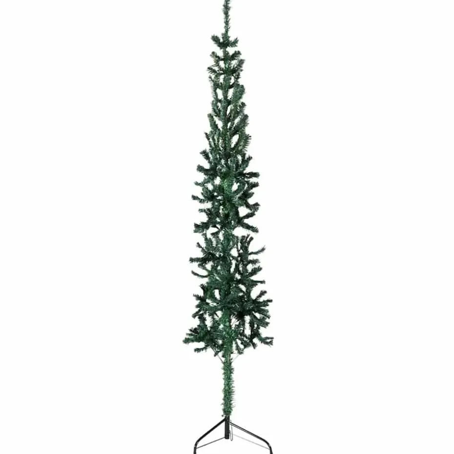 vidaXL - Halve Kunstkerstboom - Groen - 180 cm