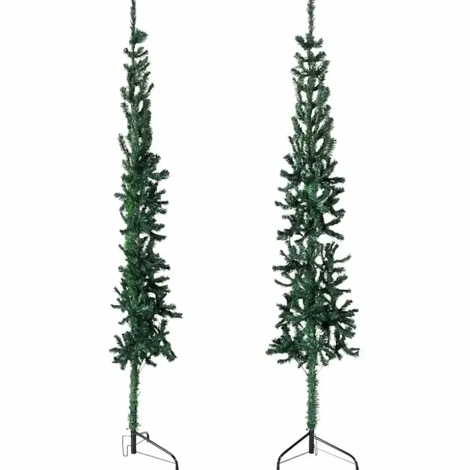 vidaXL - Halve Kunstkerstboom - Groen - 180 cm