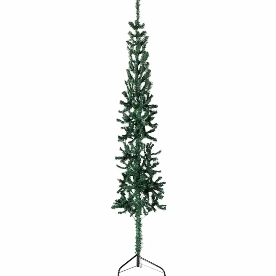 vidaXL - Halve Kunstkerstboom - Groen - 150 cm