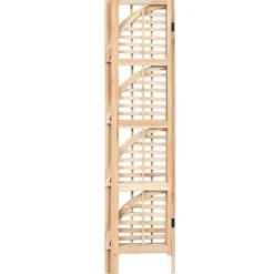 vidaXL - Hoekschap - Beige - Hout