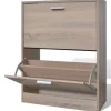 vidaXL - Houten Schoenenkast - Bruin - Hout