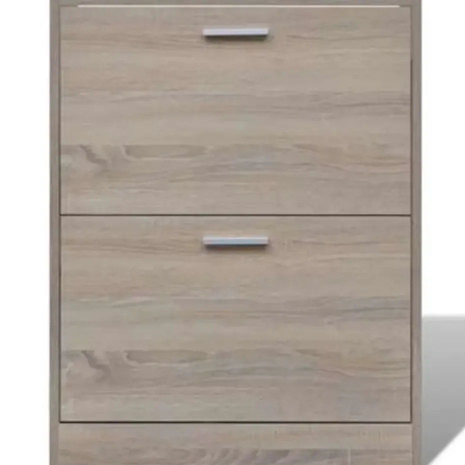 vidaXL - Houten Schoenenkast - Bruin - Hout
