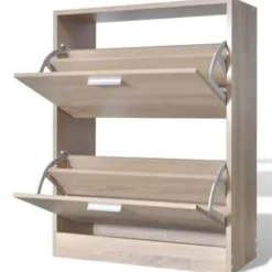 vidaXL - Houten Schoenenkast - Bruin - Hout