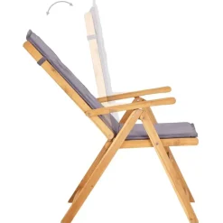 vidaXL - Houten Stoel - Grijs - Hout - 2 stuks