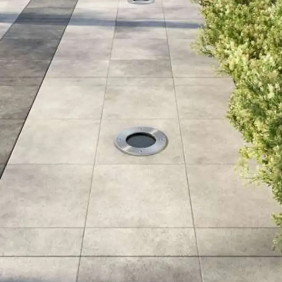 vidaXL - Inbouw Tuinlamp - Zilver - Aluminium - 3 stuks